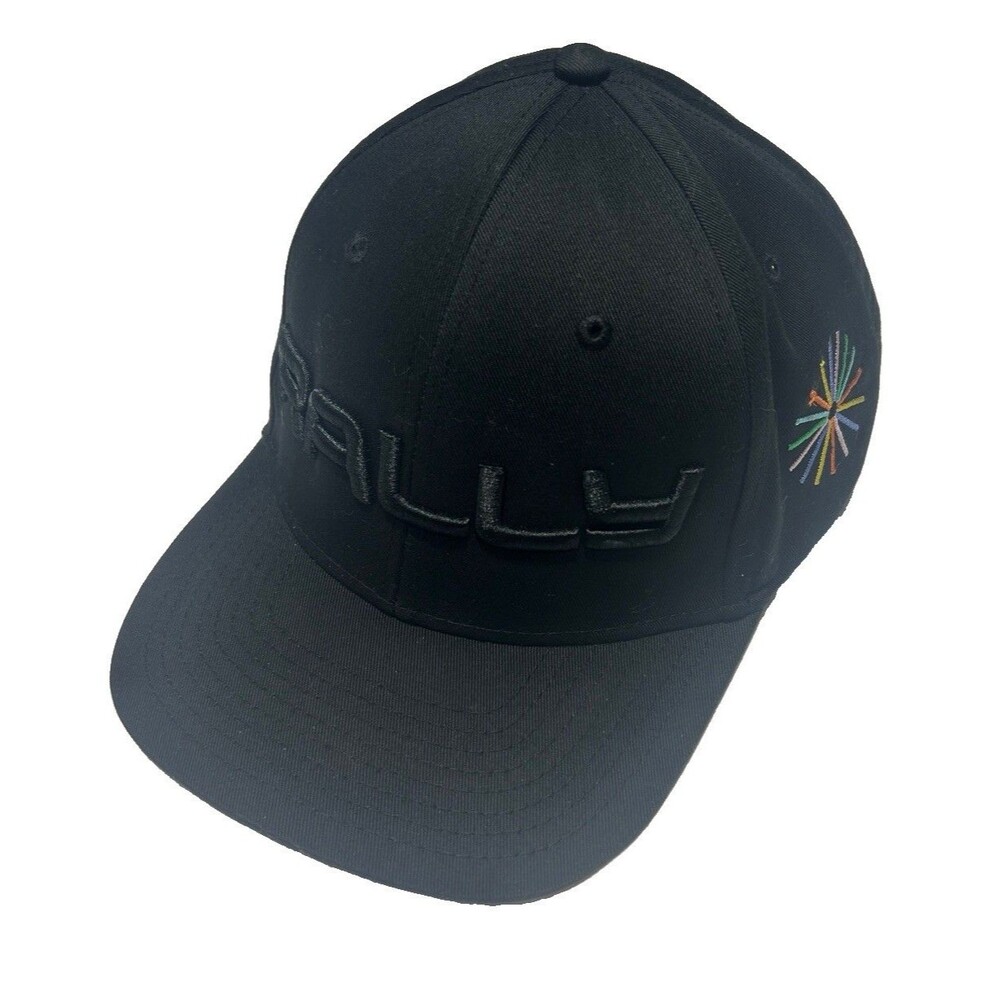 CapAmerica Premium Line 'RALLY' Black Snapback Hat Style 8505 OSFM
